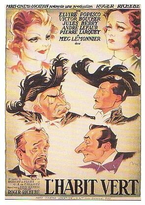 Обложка (Постер) Зелёные одежды / L'habit vert (1937) SATRip Обложка (Постер) Зелёные одежды / L'habit vert (1937) SATRip