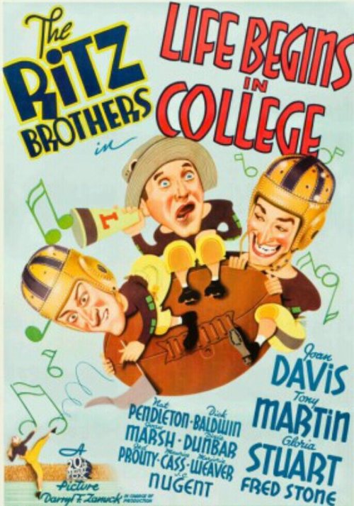 Обложка (Постер) Жизнь начинается в колледже / Life Begins in College (1937) SATRip Обложка (Постер) Жизнь начинается в колледже / Life Begins in College (1937) SATRip