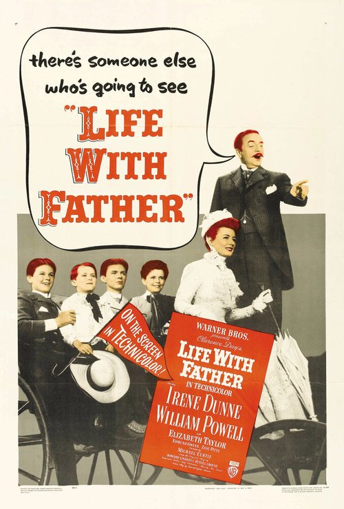 Обложка (Постер) Жизнь с отцом / Life with Father (1947) SATRip Обложка (Постер) Жизнь с отцом / Life with Father (1947) SATRip