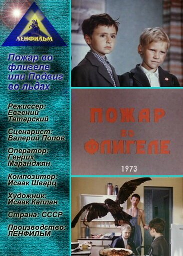 Обложка (Постер) Пожар во флигеле, или Подвиг во льдах (1973) 