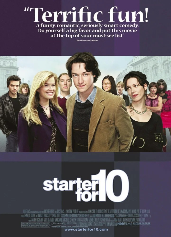 Обложка (Постер) Попасть в десятку / Starter for 10 (2006) HDRip