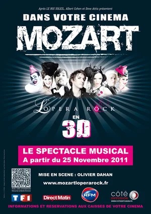 Обложка (Постер) Моцарт. Рок-опера / Mozart l'opéra Rock 3D (2011) 