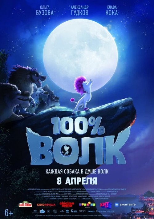 Обложка (Постер) 100% волк / 100% Wolf (2020) HDRip