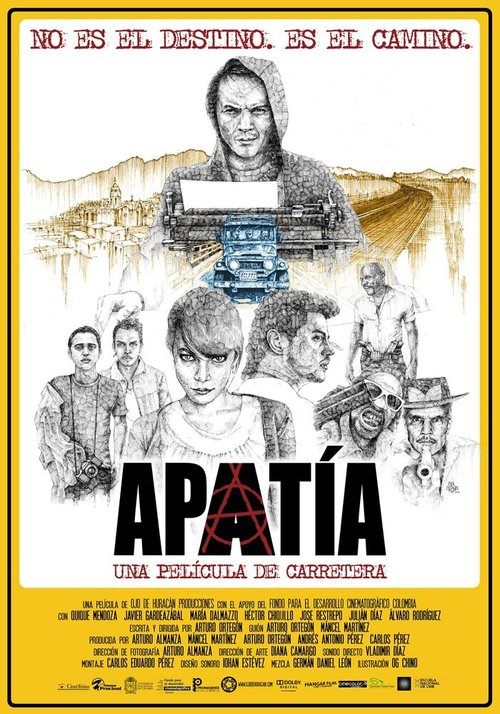 Обложка (Постер) Apatía, una película de carretera (2012) HDRip Обложка (Постер) Apatía, una película de carretera (2012) HDRip