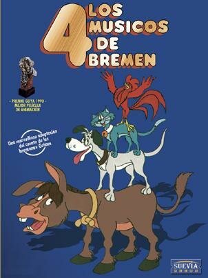 Обложка (Постер) Бременские музыканты / Los 4 músicos de Bremen (1989) SATRip Обложка (Постер) Бременские музыканты / Los 4 músicos de Bremen (1989) SATRip