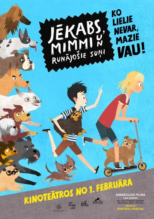 Обложка (Постер) Екаб, Мимми и говорящие собаки / Jekabs, Mimmi un runajosie suni (2019) HDRip