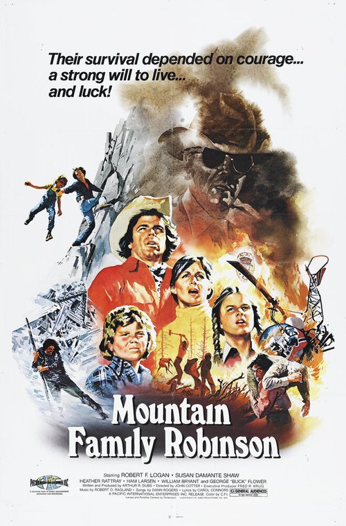 Обложка (Постер) Гора семьи Робинзон / Mountain Family Robinson (1979) SATRip