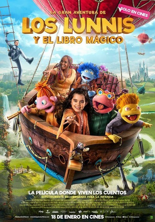 Обложка (Постер) La gran aventura de Los Lunnis y el Libro Mágico (2019) HDRip