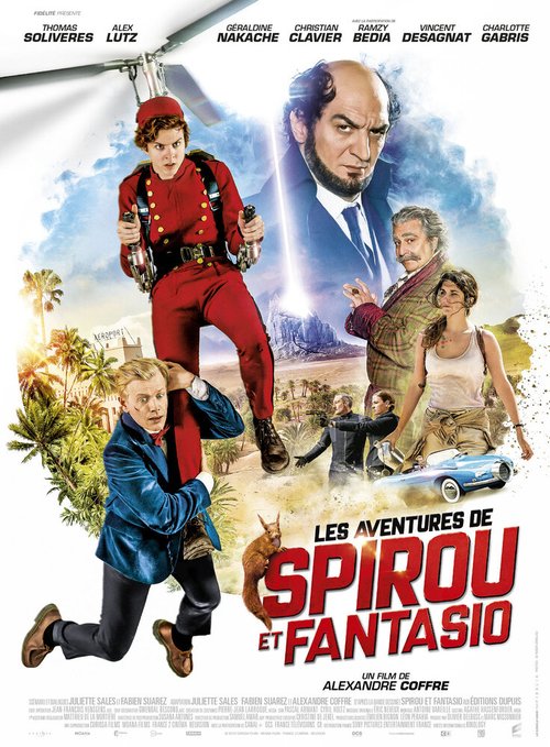 Обложка (Постер) Les aventures de Spirou et Fantasio (2018) HDRip Обложка (Постер) Les aventures de Spirou et Fantasio (2018) HDRip