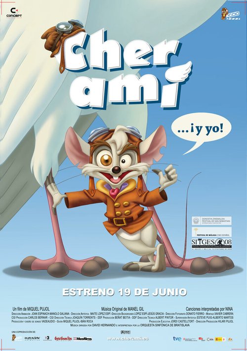 Обложка (Постер) Летающие герои / Cher Ami... ¡y yo! (2008) HDRip