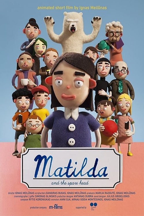 Обложка (Постер) Матильда и запасная голова / Matilda ir atsargine galva (2020) 