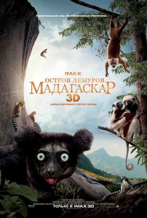 Обложка (Постер) Остров лемуров: Мадагаскар / Island of Lemurs: Madagascar (2014) HDRip