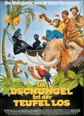 Обложка (Постер) Переполох в джунглях / Im Dschungel ist der Teufel los (1982) SATRip Обложка (Постер) Переполох в джунглях / Im Dschungel ist der Teufel los (1982) SATRip