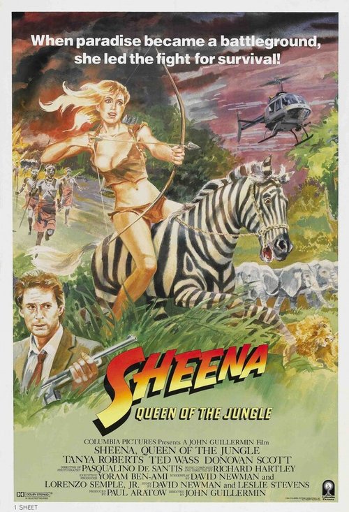 Обложка (Постер) Шина — королева джунглей / Sheena (1984) SATRip Обложка (Постер) Шина — королева джунглей / Sheena (1984) SATRip