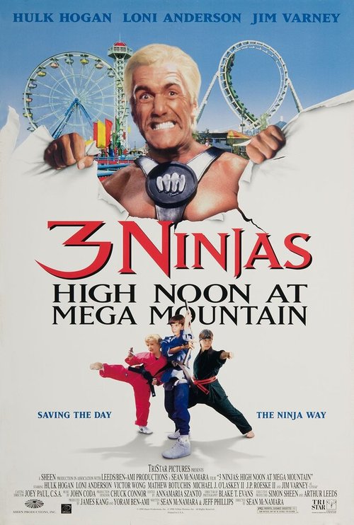 Обложка (Постер) Три ниндзя: Жаркий полдень на горе Мега / 3 Ninjas: High Noon at Mega Mountain (1998) HDRip Обложка (Постер) Три ниндзя: Жаркий полдень на горе Мега / 3 Ninjas: High Noon at Mega Mountain (1998) HDRip