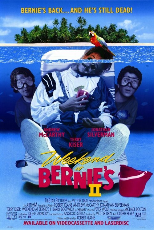 Обложка (Постер) Уик-энд у Берни 2 / Weekend at Bernie's II (1992) HDRip Обложка (Постер) Уик-энд у Берни 2 / Weekend at Bernie's II (1992) HDRip