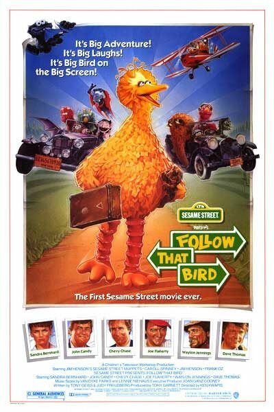 Обложка (Постер) Улица Сезам представляет: Иди за той птицей / Sesame Street Presents: Follow that Bird (1985) SATRip Обложка (Постер) Улица Сезам представляет: Иди за той птицей / Sesame Street Presents: Follow that Bird (1985) SATRip