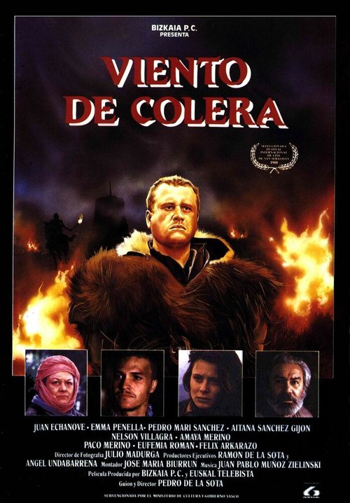 Обложка (Постер) Viento de cólera (1988) 