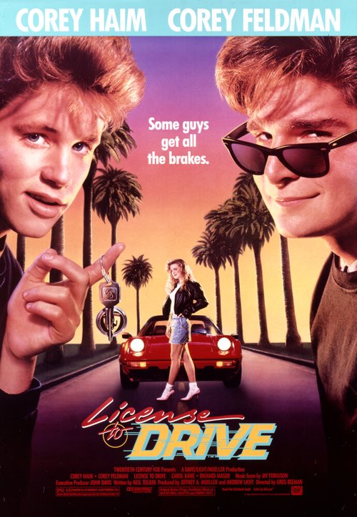 Обложка (Постер) Водительские права / License to Drive (1988) SATRip Обложка (Постер) Водительские права / License to Drive (1988) SATRip