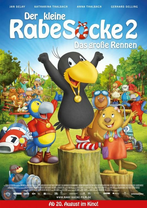 Обложка (Постер) Ворона-проказница 2: Большие гонки / Der kleine Rabe Socke - Das große Rennen (2015) HDRip Обложка (Постер) Ворона-проказница 2: Большие гонки / Der kleine Rabe Socke - Das große Rennen (2015) HDRip
