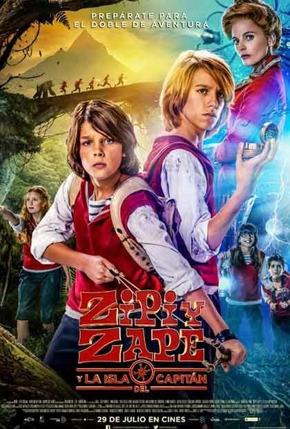 Обложка (Постер) Зип и Зап на острове Капитана / Zipi y Zape y la Isla del Capitán (2016) CAMRip