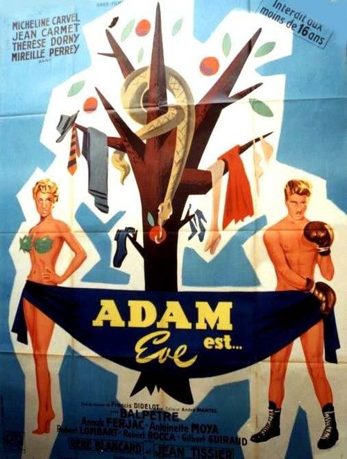 Обложка (Постер) Адам и Ева / Adam est... Ève (1954) SATRip