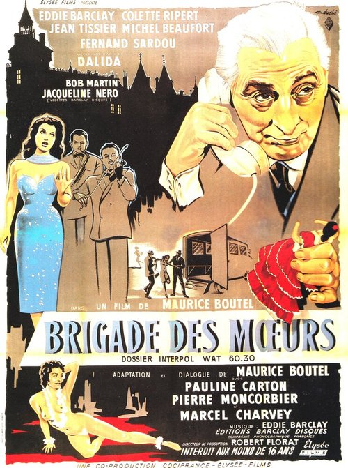 Обложка (Постер) Brigade des moeurs (1959) SATRip