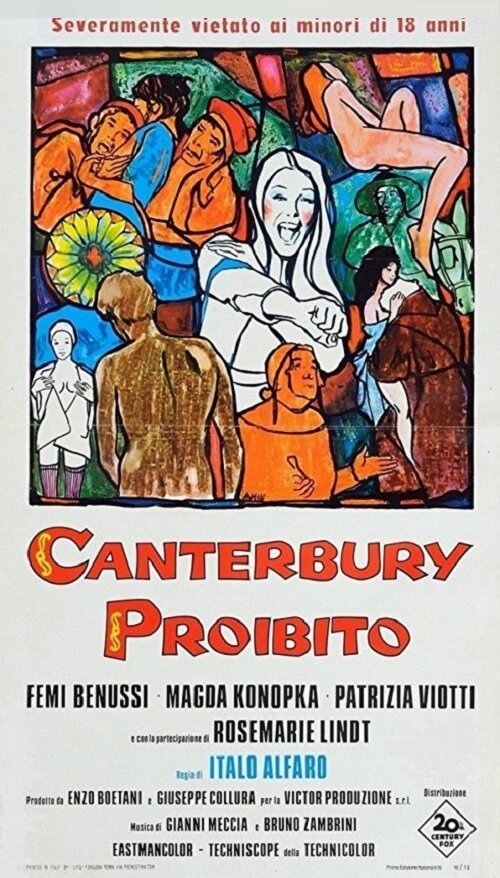 Обложка (Постер) Canterbury proibito (1972) SATRip Обложка (Постер) Canterbury proibito (1972) SATRip
