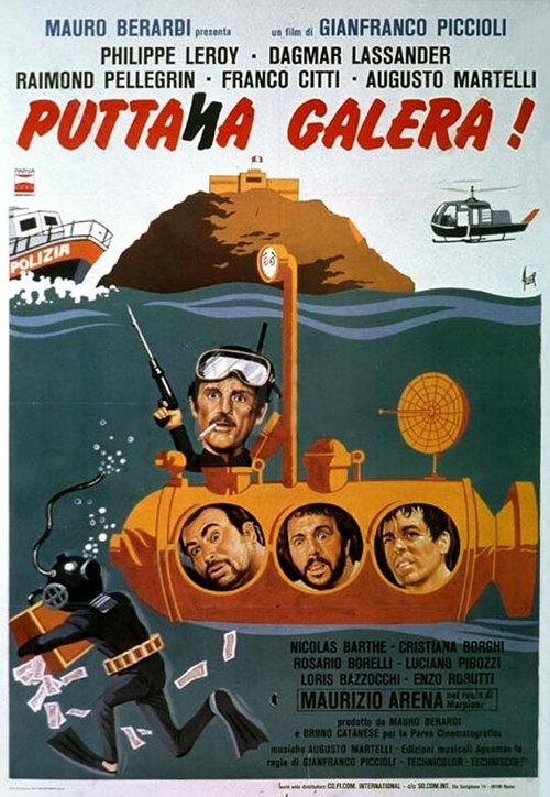 Обложка (Постер) Чёртова лодка! — Большой переполох в тюрьме / Puttana galera! (1976) SATRip Обложка (Постер) Чёртова лодка! — Большой переполох в тюрьме / Puttana galera! (1976) SATRip