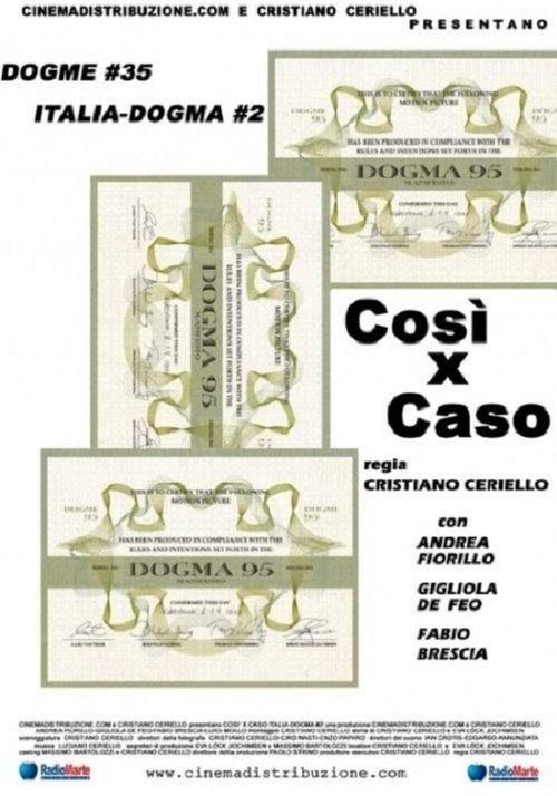 Обложка (Постер) Così x caso (2004) Обложка (Постер) Così x caso (2004)