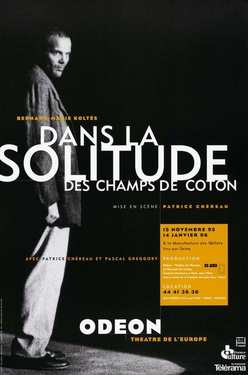 Обложка (Постер) Dans la solitude des champs de coton (1996) Обложка (Постер) Dans la solitude des champs de coton (1996)