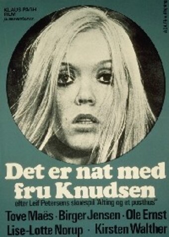 Обложка (Постер) Det er nat med fru Knudsen (1971) SATRip Обложка (Постер) Det er nat med fru Knudsen (1971) SATRip