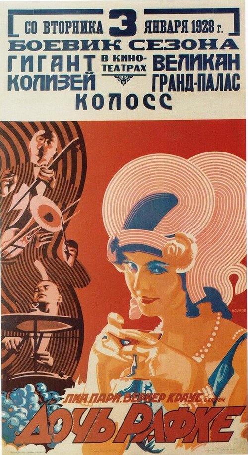 Обложка (Постер) Дочь Рафке / Fräulein Raffke (1923) SATRip
