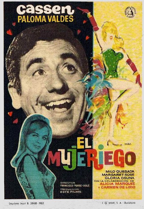 Обложка (Постер) El mujeriego (1964) SATRip