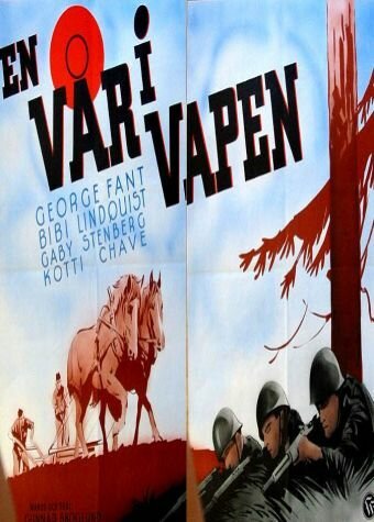 Обложка (Постер) En vår i vapen (1943) SATRip Обложка (Постер) En vår i vapen (1943) SATRip