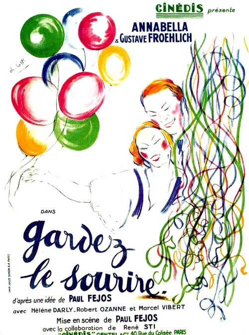 Обложка (Постер) Храните улыбку / Gardez le sourire (1933) Обложка (Постер) Храните улыбку / Gardez le sourire (1933)