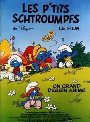 Обложка (Постер) Маленькие смурфы / Les p'tits schtroumpfs (1988) 