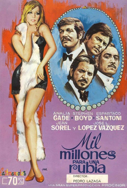 Обложка (Постер) Миллиард для блондинки / Mil millones para una rubia (1972) SATRip Обложка (Постер) Миллиард для блондинки / Mil millones para una rubia (1972) SATRip