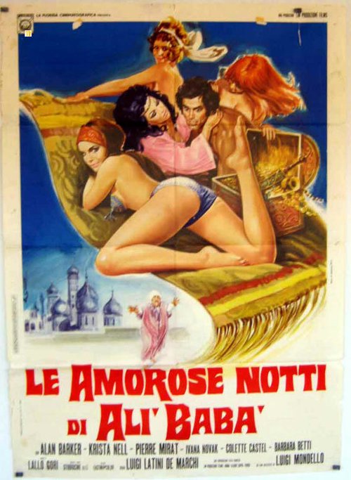 Обложка Ночи любви Али Бабы / Le amorose notti di Ali Baba (1973) 