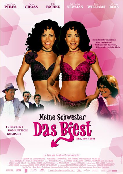 Обложка (Постер) Она, я и ее / Meine Schwester das Biest (2002) HDRip