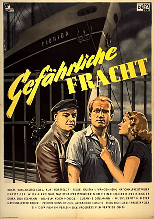 Обложка (Постер) Опасный груз / Gefährliche Fracht (1954) SATRip