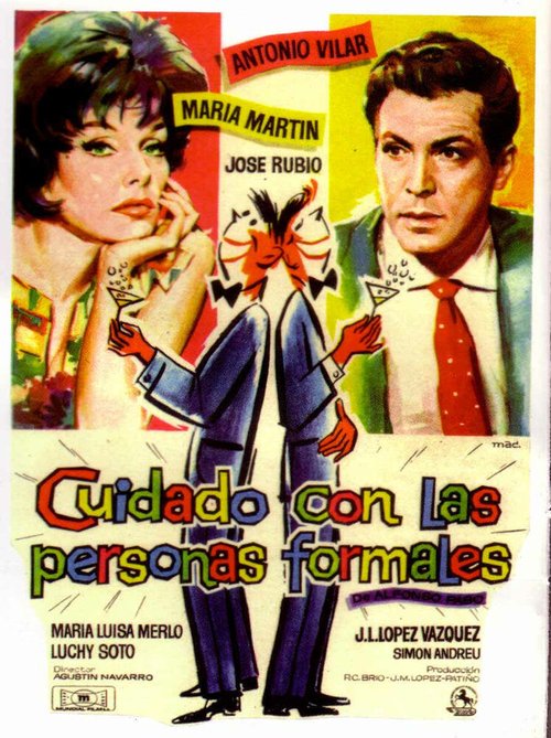 Обложка (Постер) Остерегайтесь формальностей / Cuidado con las personas formales (1961) SATRip Обложка (Постер) Остерегайтесь формальностей / Cuidado con las personas formales (1961) SATRip