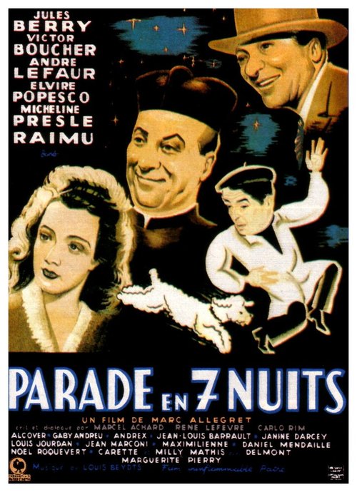 Обложка (Постер) Парад семи ночей / Parade en 7 nuits (1941) SATRip