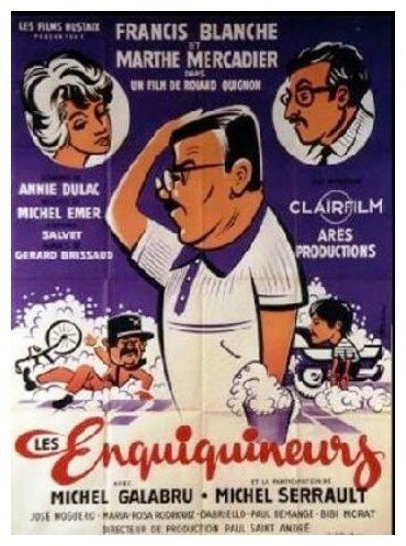 Обложка (Постер) Прилипалы / Les enquiquineurs (1965) SATRip