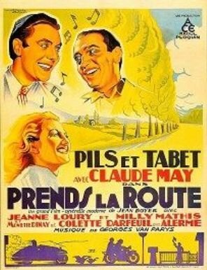 Обложка (Постер) Проваливай / Prends la route (1936) SATRip Обложка (Постер) Проваливай / Prends la route (1936) SATRip