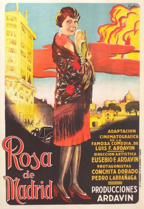 Обложка (Постер) Роза Мадрида / Rosa de Madrid (1928) Обложка (Постер) Роза Мадрида / Rosa de Madrid (1928)
