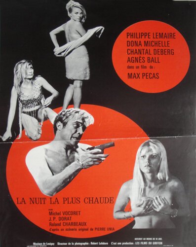 Обложка (Постер) Самая жаркая ночь / La nuit la plus chaude (1968) SATRip Обложка (Постер) Самая жаркая ночь / La nuit la plus chaude (1968) SATRip
