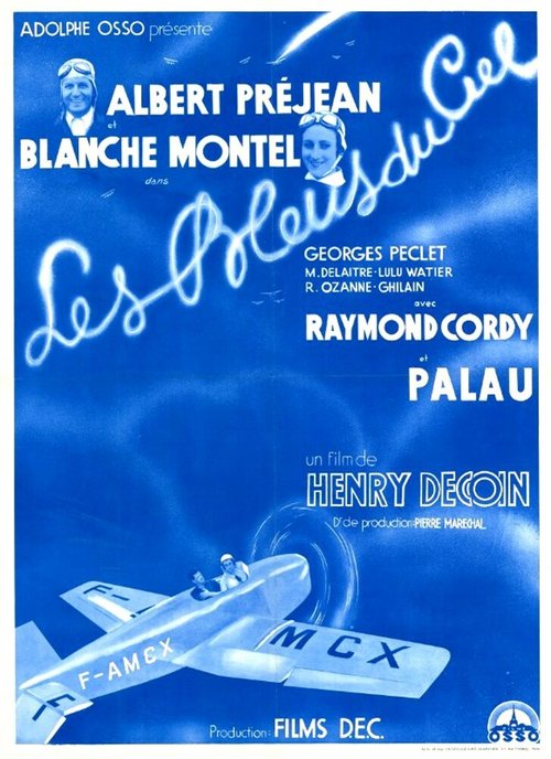 Обложка (Постер) Синева неба / Les bleus du ciel (1933) Обложка (Постер) Синева неба / Les bleus du ciel (1933)