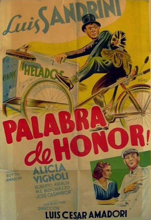 Обложка (Постер) Слово чести / Palabra de honor (1939) SATRip