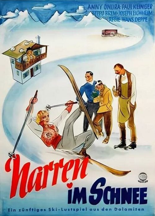 Обложка (Постер) Снежный водевиль / Narren im Schnee (1938) SATRip